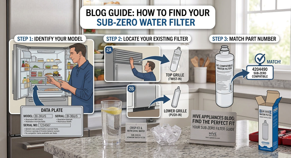 How to Find the Right Sub-Zero Refrigerator Water Filter for Your Model