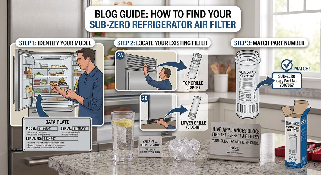 How to Find the Right Sub-Zero Refrigerator Air Filter for Your Model